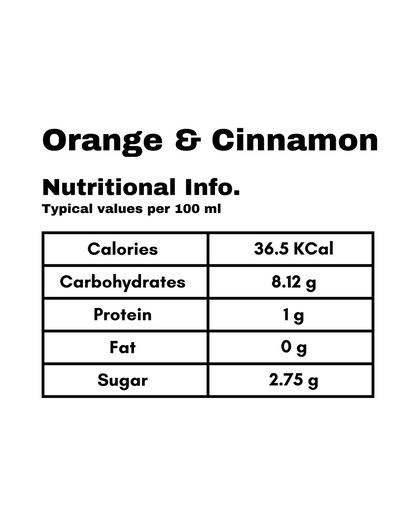 Orange & Cinnamon Cocktail Mixer